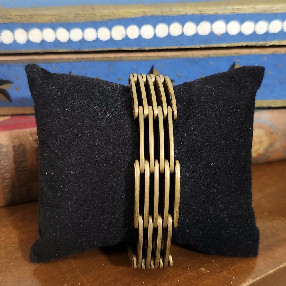 Vintage Men's Gold Tone Braclet
